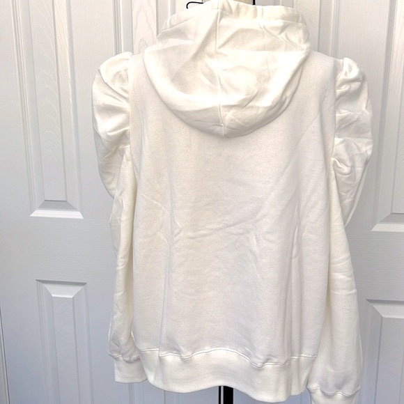 Rebecca Minkoff Janine Puff Shoulder Sweatshirt Top - Picture 3 of 8